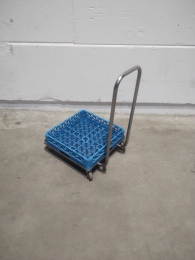 Cart for dishwasher baskets